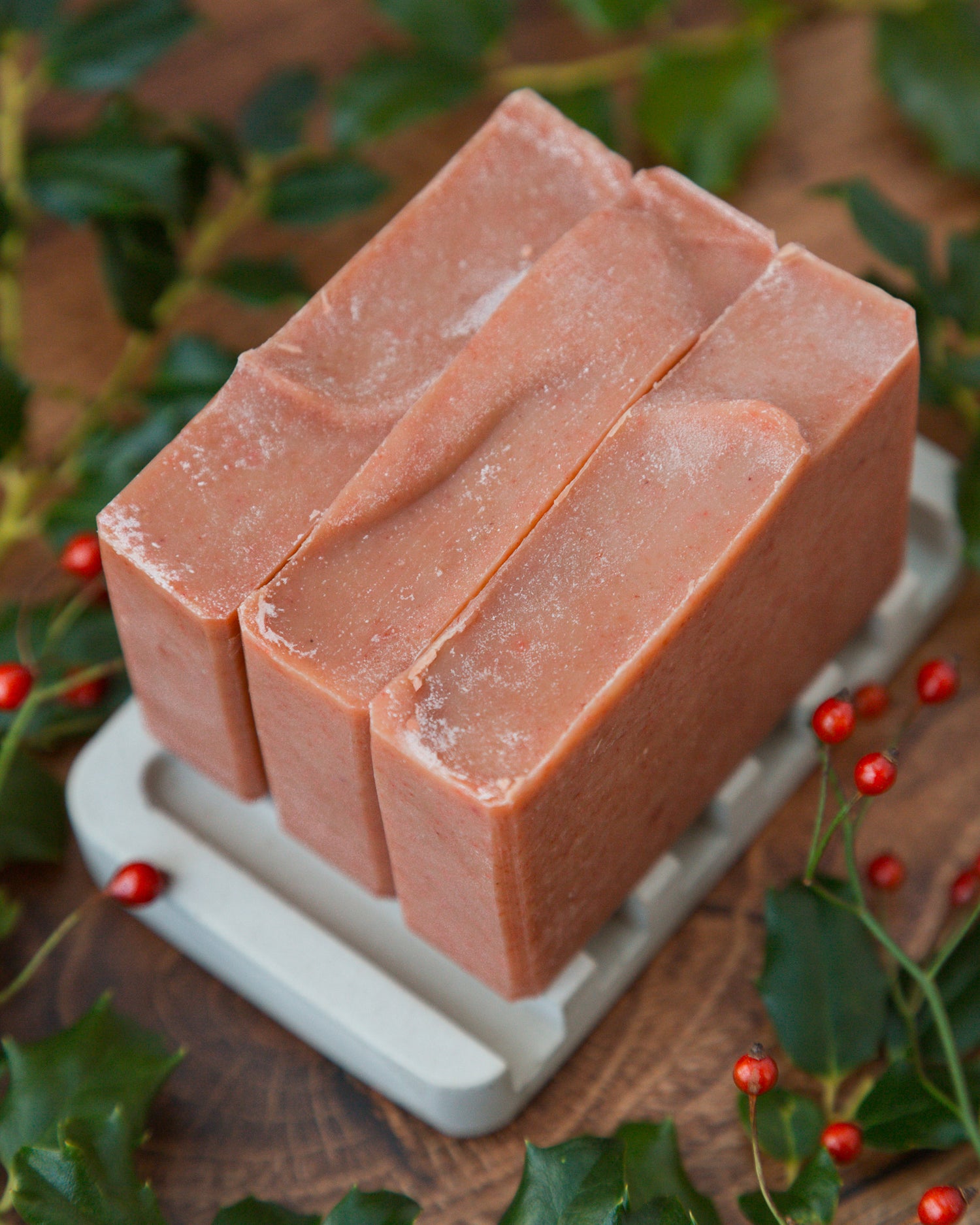 Lingonberry Spice Goat Milk Soap by Crooked Chimney Farm